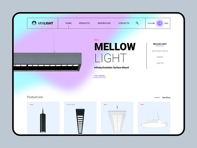 Mixlight - Lighting Design design light ui ux web webdesign