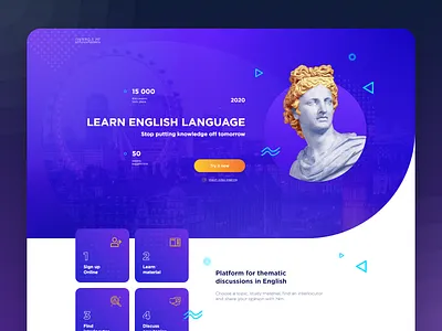 DITalk Web | Creative Month #6 design english learn web