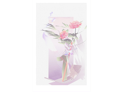 flower arrangement blender blender3d flower ikebana illustration