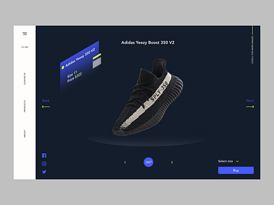 E-Commerce Shop adidas yeezy