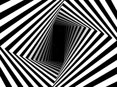 Letter I, 36daysoftype 2020 36days 36daysoftype 36daysoftype i 36daysoftype07 abstract geometry adobe black white geometric abstraction geometrical type graphic design hypnotic kinetic typography letter i lettering op art optical illusion striped lines trippy tunnel visual effect