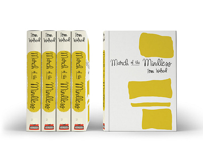 March of the Mindless Poetry Collection book book art book cover book cover design book cover mockup book design design illustration lettering poet poetry procreate