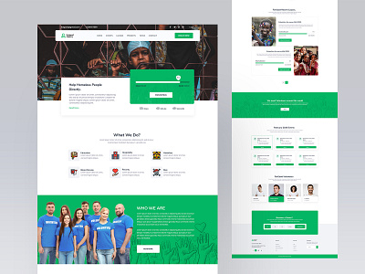 ForGood Charity Homepage Design 2020 2020 trend charity charity website clean creative dailyui homepage interface landing page uiux webdesign