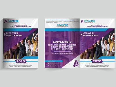 Corporate Brochure Design For Aviyantrik banner branding brochure brochure design brochure layout brochure mockup brochure template design flyer flyer design illustration typography ui vector