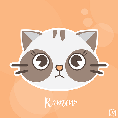 Cat Illustration-1 cat design illustration vector