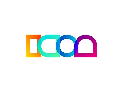 icon colorful icon logodesign wording