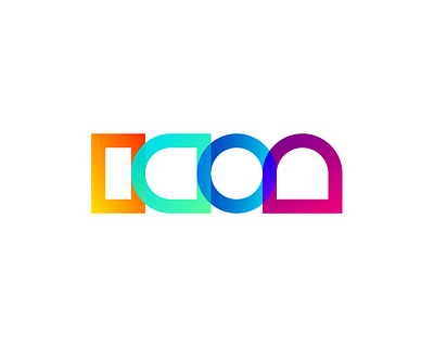 icon colorful icon logodesign wording