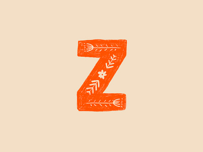 z custom lettering custom type design illustration lettering nordic procreate sketchy typography z