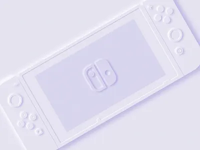 Click design neumorphic neumorphism nintendo switch trend ui vector