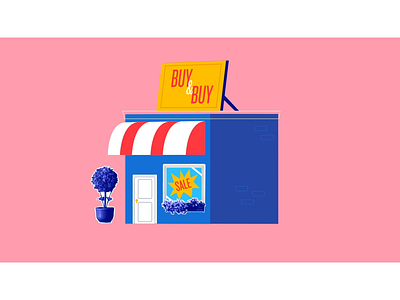 Store Shopping vs Online Shopping animation design explainer video illustration motion motion design motion graphic motion graphics motiongraphics online shopping snippet store shopping vector