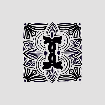 I - 36 Days of Type 20s 36daysoftype elaborate gatsby handdrawn illustration leaves letter lettering nature ornament texture type typography vintage