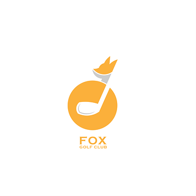 Fox Golf Club 🦊 brand identity branding fox logo golf logo illustration logo logo concept logo inspiration logodesign logos minimal negative space logo