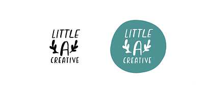 Little A Creative Logo by Emily Small branding branding and identity branding design calligraphy calligraphy logo design drawing hand drawn hand drawn type handlettered handlettering illustration illustrator logo logo design logo type logos vector