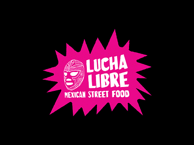 Lucha Libre Logo bluedemon branding cabellera design food foodtruck freehand drawing identity identity branding illustraion logo luchador luchadores luchalibre mascara mask mexico santo wrestling