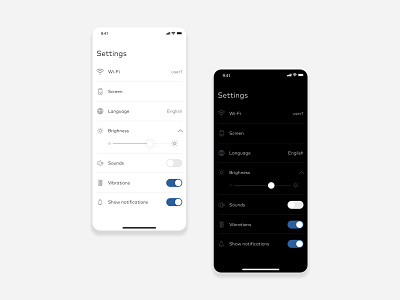 settinguidribb app clean dailyui design figma interaction mobile settings sketchapp ui ux webdesign