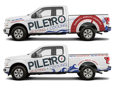 Pileiro Truck Wrap Concepts #1 adobe illustrator adobe photoshop air conditioning business design ford graphic design heating hvac illustration new jersey truck truck wrap vector vector illustration vehicle vehicle graphics vehicle wrap vehicles vinyl wrap