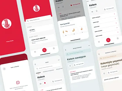 Turkish Dictionary — Application clean design mobile mobile app mobile app design mobile design mobile ui ui ui design user experience ux whitespaces