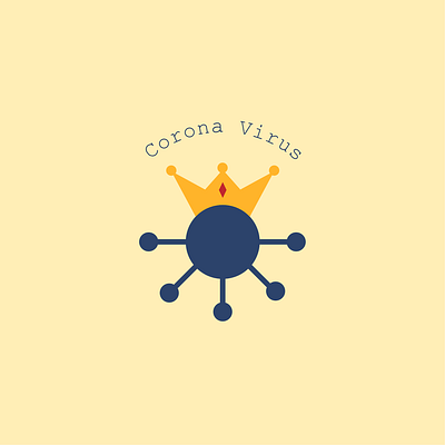 Corona Virus Logo coronavirus crown crown logo design flat flat icon icon illustration illustrator logo logodesign minimal virus