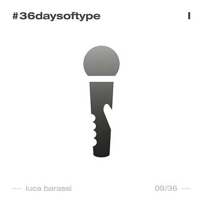 I | #36daysoftype 36days 36days i 36daysoftype 36daysoftype07 daysoftype letter i logo concept logo design logo idea logo inspiration logo inspire microphone music music logo singer singer logo