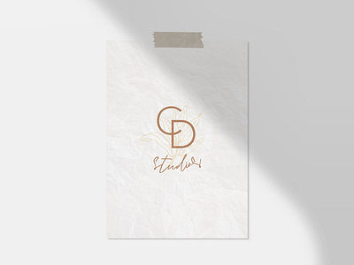 Unused Monogram Concept bohemian design boho design botanical logo branding branding stylist logo design minimalist logo