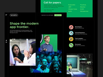 SpringOne 2020 Website audience cloud conference developer home java seattle spring website