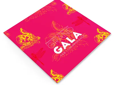 Dragonfly Foundation Gala Event branding brochure campaign design event illustration logo typography