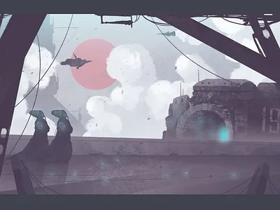 Greeting the Traveler concept concept art digital digital art digital drawing digital illustration digital painting drawing illustration photoshop