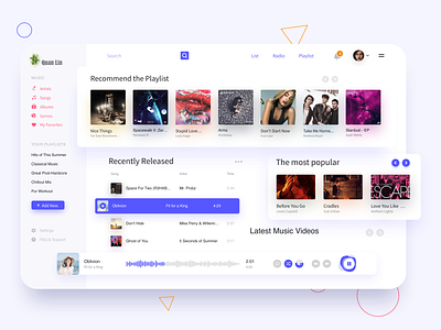 Pc side music player concept 2 branding design mobile music music app music player neumorphism orange round shadow skeuomorphic stream typography ui uiux web web design website design