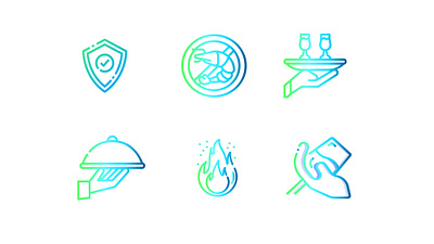 Resturent Icon set Image design icon icon design icon set iconography icons illustration ios app design logo symbol symbol icon typography ui ux design vector