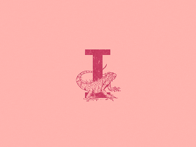 I: Iguana. 36 days of type 36daysoftype art i iguana illustration type typography zoo