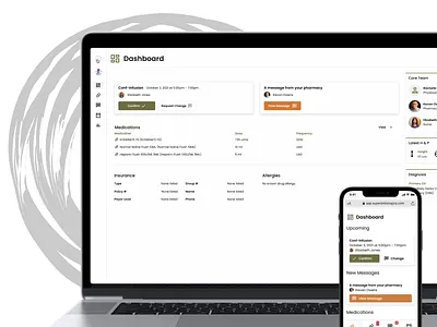 Pharmacy dashboard app ux