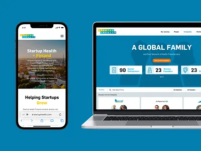 Startup Health global network ux