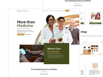 Superior Biologics web design ux