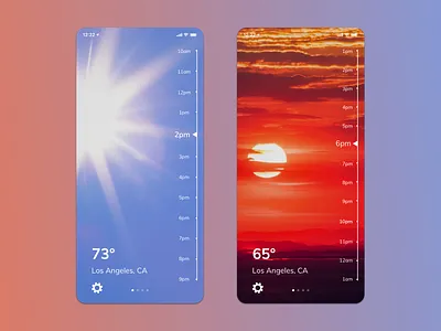 Weather App app design iphone 11 mobile ui weather app