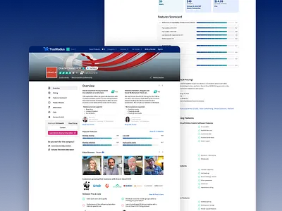 TrustRadius paid product listing designsprint