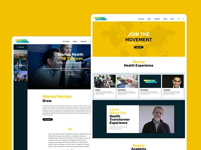Startup Health movement pages seo