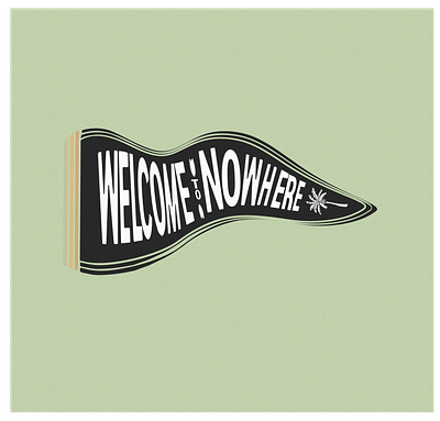 Welcome to Nowhere art branding design icon illustration illustrator logo surf design surf illustration surfart