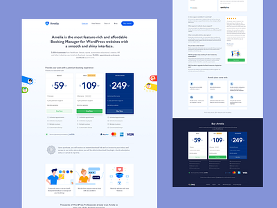 Wp Amelia Pricing Page plugin pricing pricing page wordpress