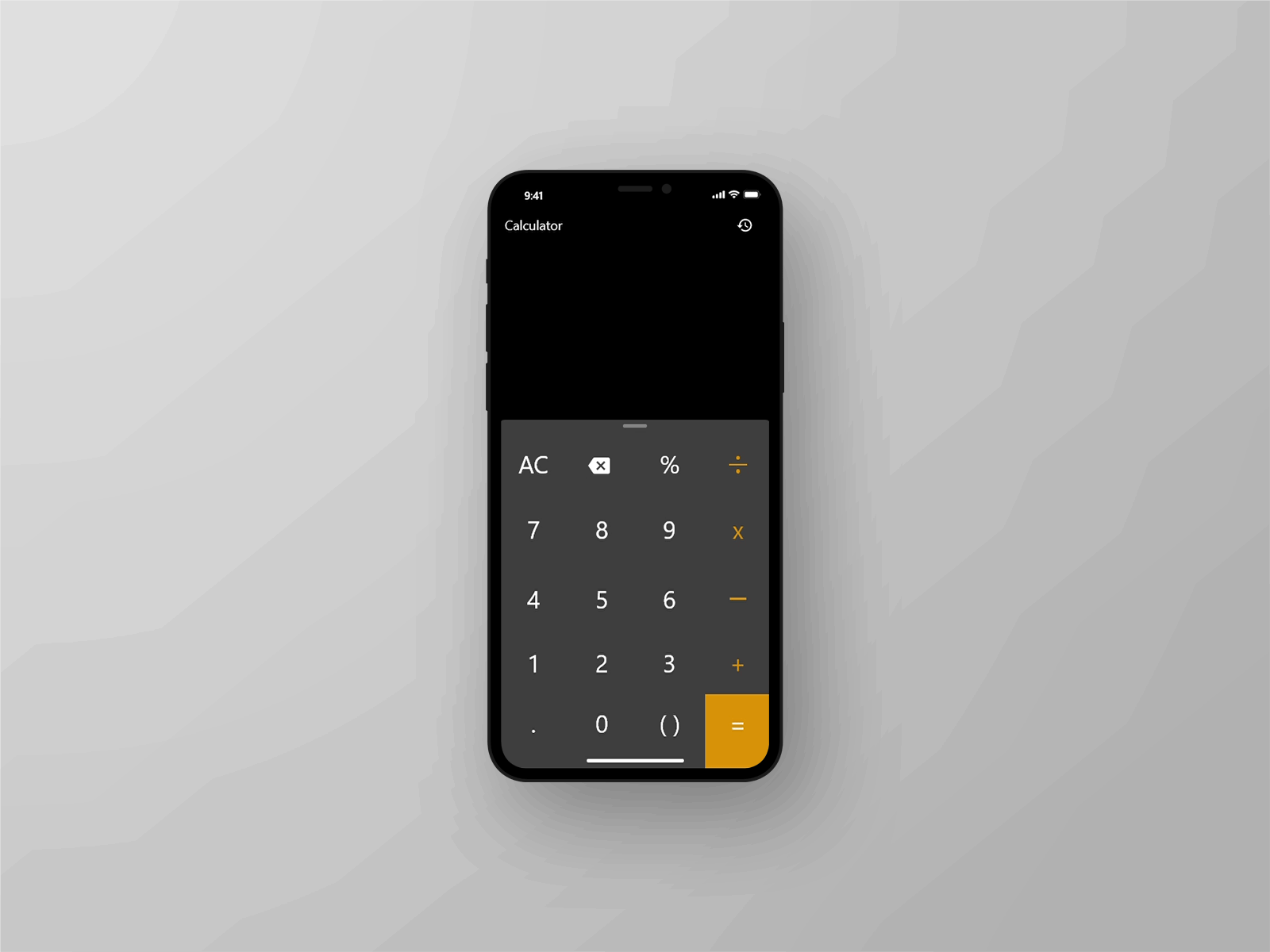 Calculator adobe photoshop adobe xd challenge dailyui madewithadobexd product design ui uiuxdesign ux