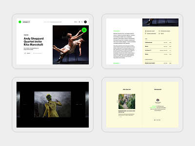 Grand T - Progamm detail culture design theatre typography ui ux web website