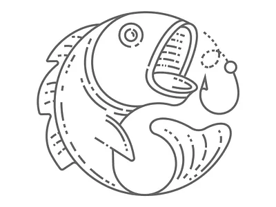 fish design fish icon logo logotype minimal