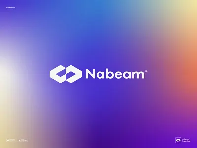 Nabeam® logo design, Tech Logo brand identity branding graphic design identity illustration letter logo logo logo design logo mark logos modern logo symbol tech company tech logo technical technologies technology technology icons technology logo visual identity