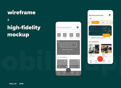 Mobile App - UI&UX adobe photoshop mobile app mobile app design mobile ui ui uiux ux