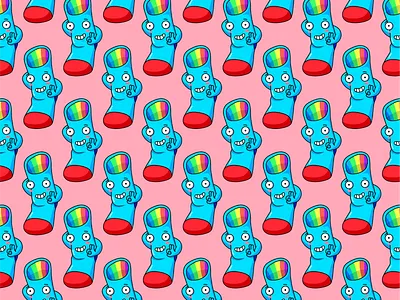 Socks wallpaper facesock pattern sock sticker wallpaper