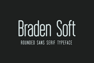 Braden Soft branding clean design display editorial font handcrafted screen text font type type design typeface typography web font