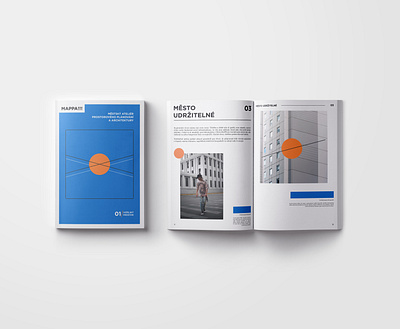 architectural magazine architecture catalog clean czech design flat illustration illustrator magazine minimal typography ui vector