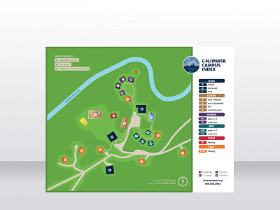 Map - CNMission camp campus illustrator illustrators infographic infographic design infographics infographicsmag map maps