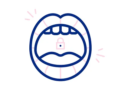 Against Internet Censorship censorship communication digital digitalrights flaticon icon illustration instagram internet lineart lips lock mouth outline speaking talking theeth woman