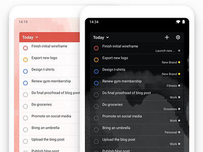 New Todoist Android Widget android app beta list new widget widgets