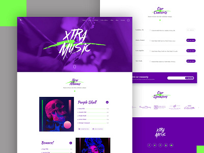 Music and band wordpress theme design music music website theme ui ux web designer website website design wordpress wordpress design wordpress theme xtra